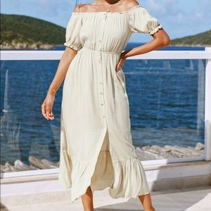 NWT - Cupshe Button Front Dress